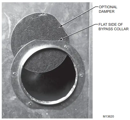 Honeywell HE120 By pass Drum Humidifier - Mounting Bypass Collar