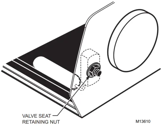 Honeywell HE120 By pass Drum Humidifier - Retaining Nut