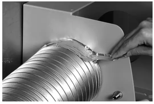 Honeywell HE120 By pass Drum Humidifier - Sealing connections