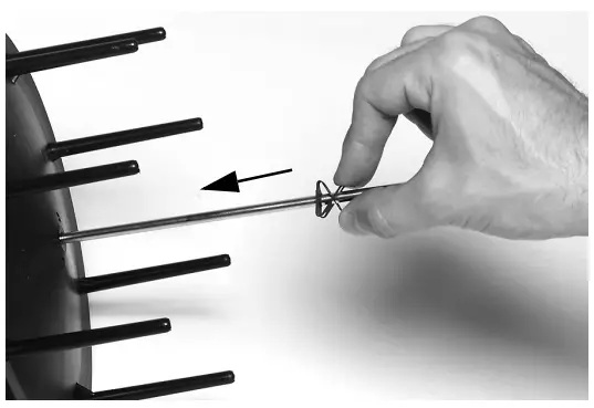 Honeywell HE120 By pass Drum Humidifier - Spring Retainer