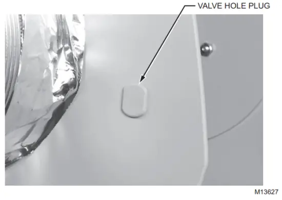 Honeywell HE120 By pass Drum Humidifier - a Valve Hole Plug