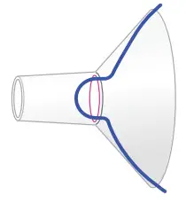 freemie FG083 Hands Free Wearable Breast Pump - Flange is too small