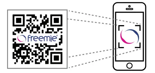 freemie FG083 Hands Free Wearable Breast Pump - QR code