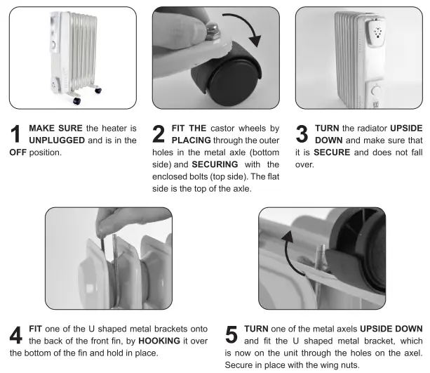 STAYWARM F2602 Oil Filled Radiator-fig3