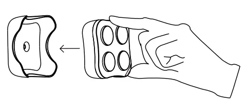 P1 switch in the magnetic holder