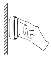 Paste the doorbell transmitter