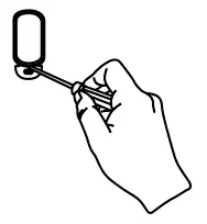 Fix the holder by screw