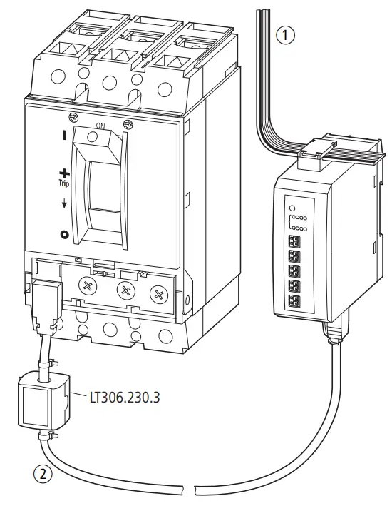 EATON NZM XSWD 704 SmartWire DT Communication Module  - fig