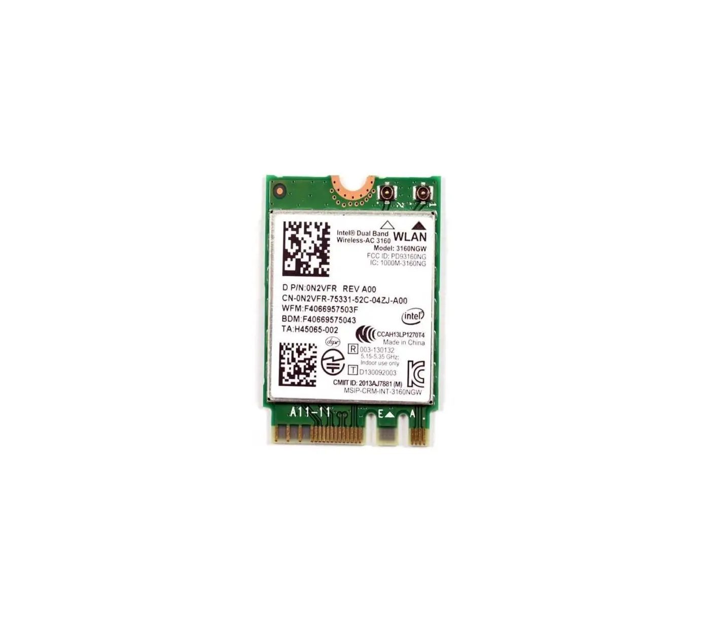 Dell Dwrfid2002 Wireless Module User Manual