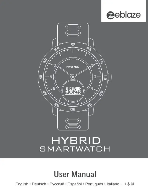 Zeblaze HYBRID Smartwatch User Manual