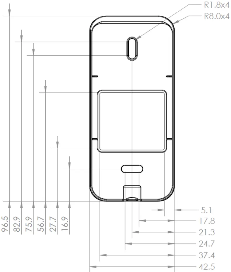 IDENTIV 7010 B Primis Access Control Reader - Mounting the Reader