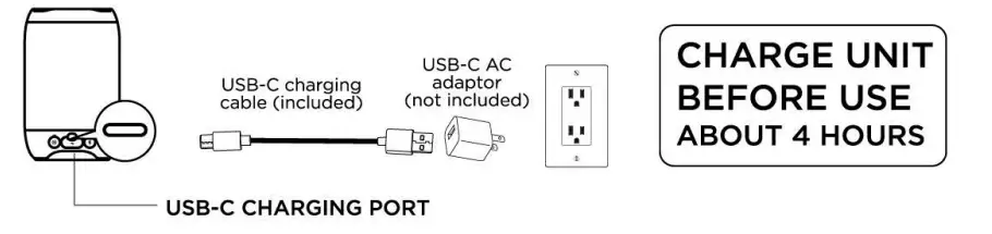 iHOME iBT820 PlayGlow+ Waterproof Portable Speaker fig 43