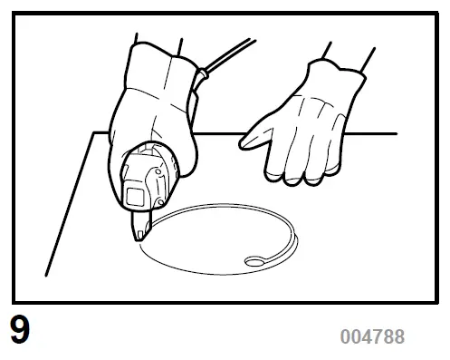 makita JN1601 Cordless Electric Nibblers FIG 9