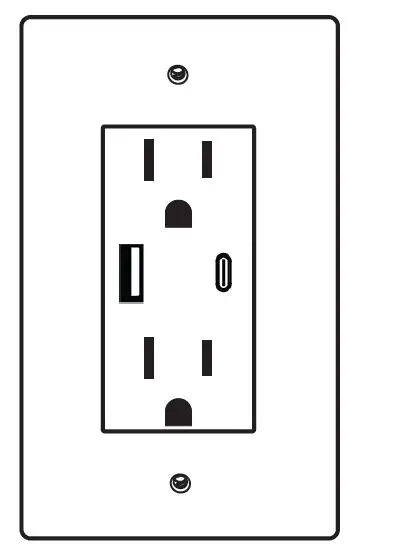 maxxima USB480C TR WALL OUTLET C PORTS 6