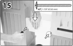 STEP 2 Heart of the Home Kitchen Assembly 15