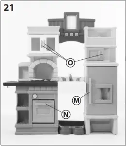STEP 2 Heart of the Home Kitchen Assembly 21a