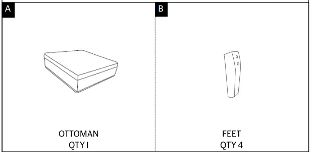 SIMPLi HOME AXCOT267S-CLG Coffee Table Storage Ottoman-5