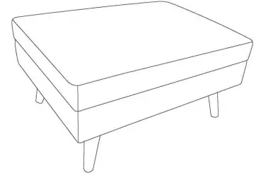 SIMPLi HOME AXCOT267S-CLG Coffee Table Storage Ottoman-product