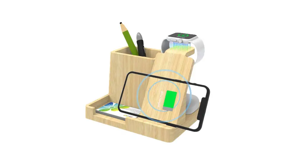 Shenzhen Obc-wc198 Desk Organizer Multifunctional Wireless Charger User Guide