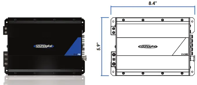 SoundDigital 2400 1 4 Ohm Mono Car Amplifier - TECHNOLOGIES 5