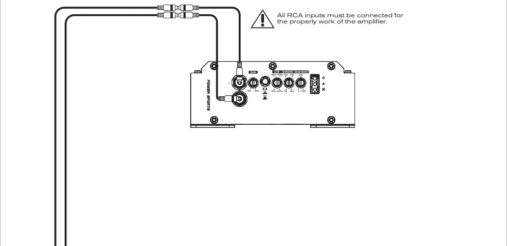 SoundDigital 2400 1 4 Ohm Mono Car Amplifier - WIRING DIAGRAM 1