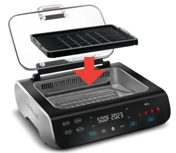 Gourmia GGA2100 Smokeless Grill and Air Fryer - HOW