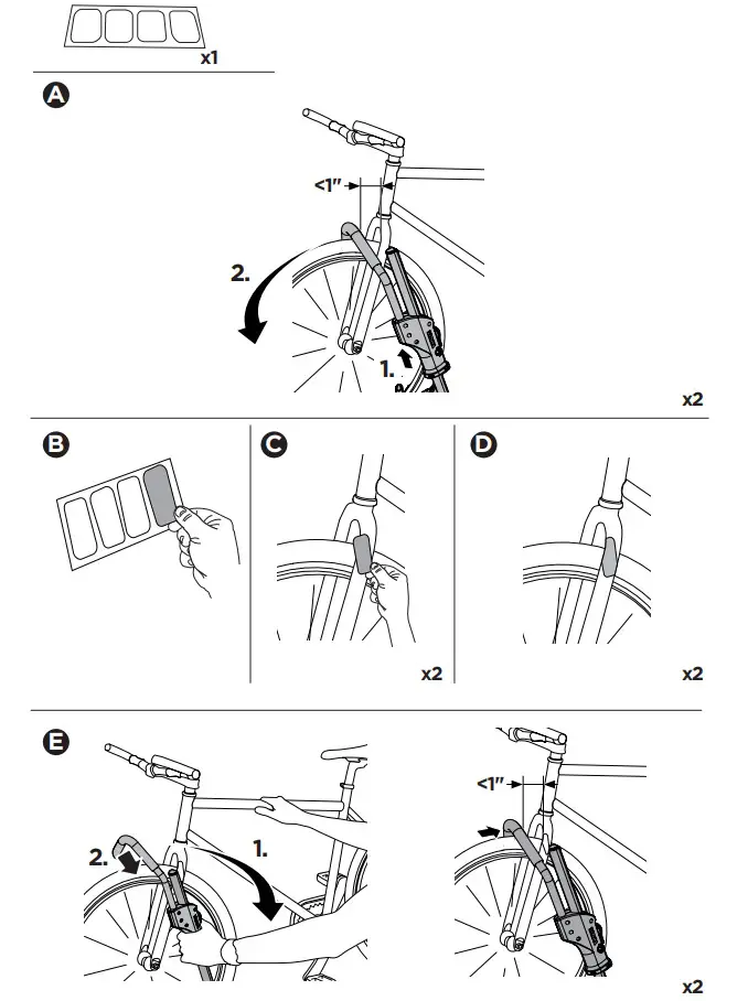 THULE 904450 T2 Pro X Hitch Bike Rack - Figure 6