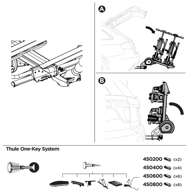 THULE 904450 T2 Pro X Hitch Bike Rack - Figure 8