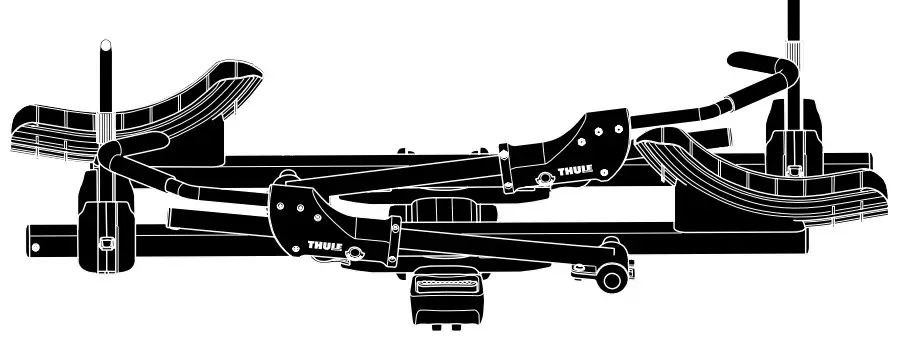 THULE 904450 T2 Pro X Hitch Bike Rack