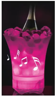 SOUNDLOGIC XT IBS-2 Color Changing Light Up Ice Bucket Wireless Speaker