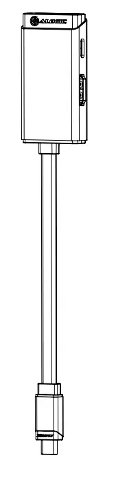 ALOGIC ULCHDPD-SGR USB C HDMI Adapter with 100W Charging Passthrough -