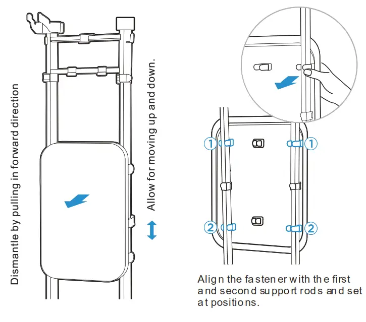 Midea GZ20D2W Garment Steamer - Windpipe 1
