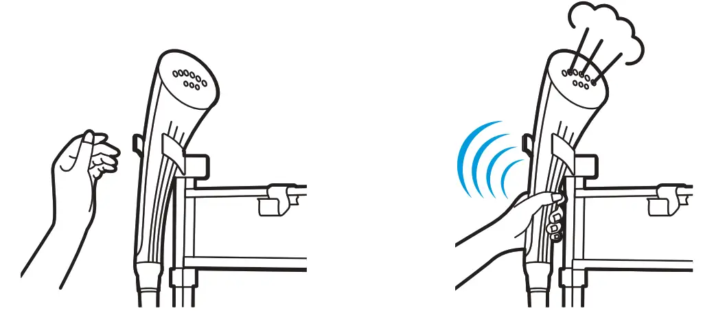 Midea GZ20D2W Garment Steamer - sensing steam