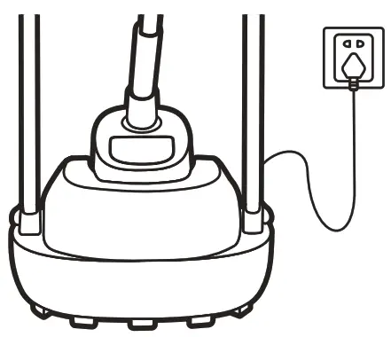 Midea GZ20D2W Garment Steamer - tank back