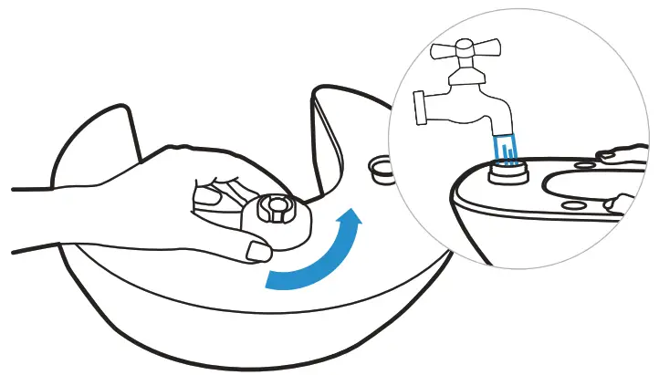 Midea GZ20D2W Garment Steamer - water tank