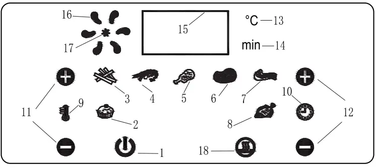 AIGOSTAR 300010IBT Electronic Cube Oil Free Air Fryer-2