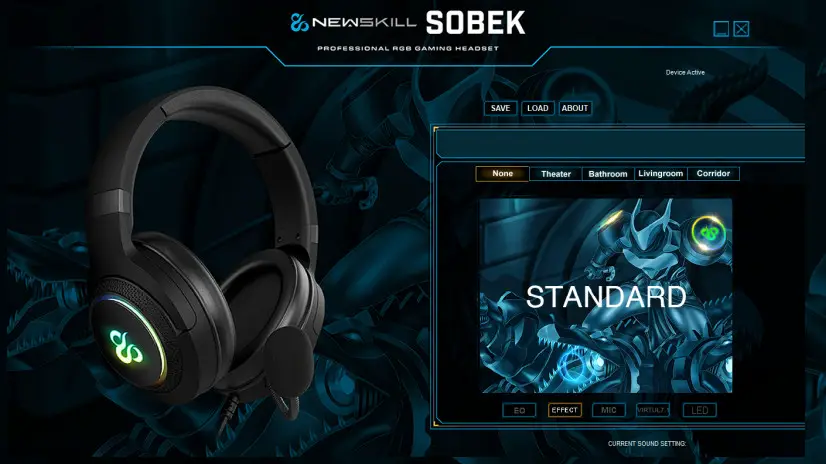 NEWSKILL NS-HS-SOBEK-IV Sobek Ivory Gaming Headset RGB - Function