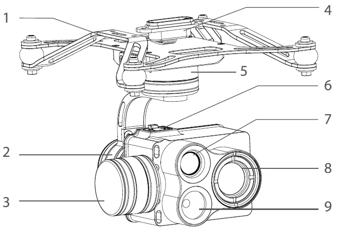 SwellPro-GC3-T Waterproof-3-Axis-Gimbal-Thermal-Camera-06