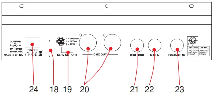 ADJ Stage Setter 8 16 Channels DMX Controller - Fig 4