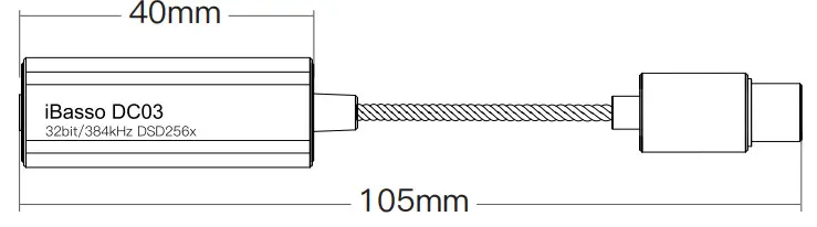 iBasso DC03 Hi-Res DAC Cable Adapter