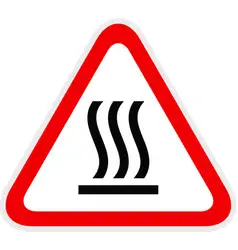 HOT CAUTION ICON