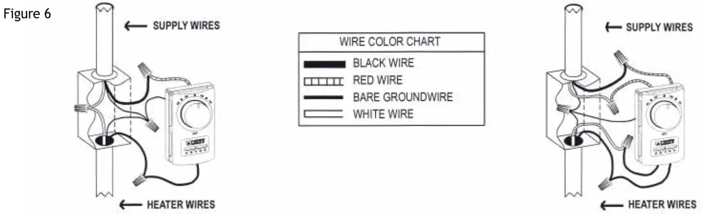 King W2405-I-W W Fan Force Electric Space Heater - fig3