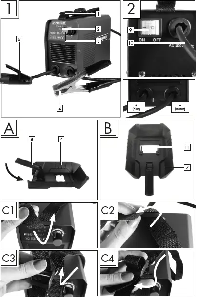 PARKSIDE-PISG-100-A1-Inverter-Welder-Machine-FIG-1