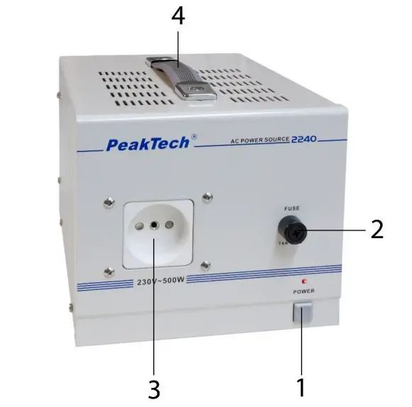 PeakTech 2240 AC Power Source - figure 1