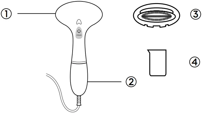 STEAMERY Cirrus 1 Handheld Steamer - Fig 1