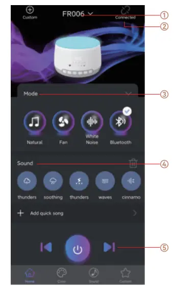 Brilnurse White Noise Sound Machine - Fig 2