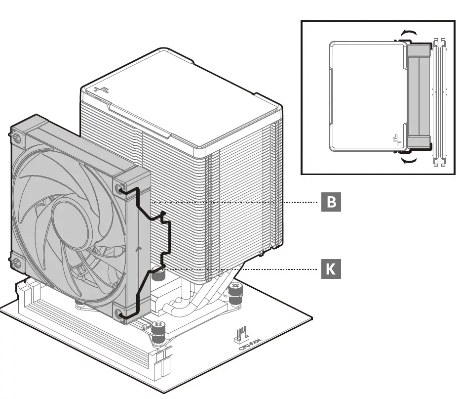 DEEPCOOL AK500 High-Performance CPU Cooler 8