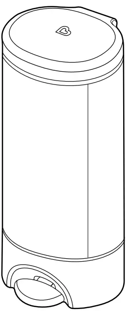 munchkin 38304 UV Diaper Pail-fig1