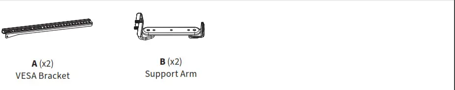 VIVO MOUNT - PACKAGE CONTENTS tol