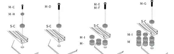 VIVO MOUNT- mounting holes as shown below 3